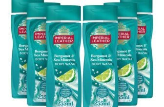 Imperial Leather Bergamot & Sea Minerals Body Wash Shower Gel x 6