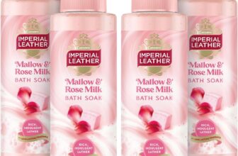 Imperial Leather Pampering Mallow & Rose Milk Bath Soak, Rich Indulgent Lather & Long Lasting Luxury Fragrance, Vegan & Cruelty Free 4 x 500ml