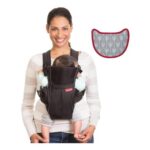 Infantino Swift Classic Baby Carrier: 2 Ways, Wonder Bib, Black