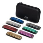 JDR Blues Harmonica Set, 7 Keys (C-Bb), 10-Hole
