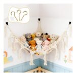 JINGIHE Teddy Storage Hammock for Stuffed Animals