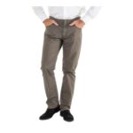 JP 1880 Mens Big & Tall 5-Pocket Stretch Jeans Khaki