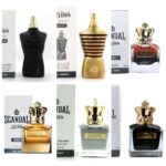 JPG Le Male Le Parfum EDP 125ml £60/ Elixir EDP 125ml £59.99. Scandal Elixir 100ml £59.99/Absolu 100ml £64.99/Le Parfum Intense 100ml £39.99