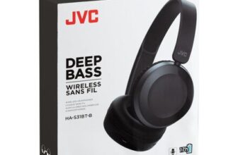 JVC Deep Bass Bluetooth Headphones – Black