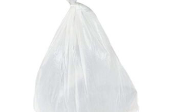 Jantex Light Duty Bin Bags White 10Ltr (200 Pack) – Free C&C
