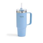 Jasper Blue Tumbler with Straw