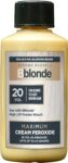 Jerome Russell Bblonde Maximum Lift Cream Peroxide 20 Vol – Permanent Blonde Hair Dye for Blonde to Light Brown Hair Colour & Bleach with 6% Peroxide & Avocado Oil, Lifts 4-5 Shades, 75ml