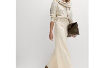 Jersey Wide Leg Trousers with Stretch
