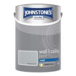 Johnstones Matt Wall and Ceiling Paint, Manhattan Grey, 5L