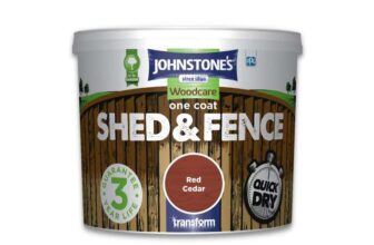 Johnstones Shed & Fence Paint Red Cedar 5L – Instore Keighley