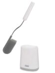 Joseph Joseph Flex Lite – Silicone Toilet Brush with slimline holder set, flexible anti-drip, anti-clog deep clean head