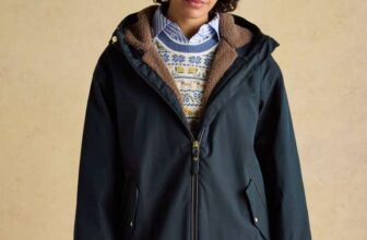Joules Outlet Sale – e.g. Coverwell Navy Fleece Lined Waterproof Coat