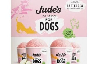 Judes Strawberry, Apple & Banana Ice Cream for Dogs 4x90ml