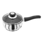 Judge Vista Stainless Steel Non-Stick Saucepan, 16cm, 1L, Vented Lid