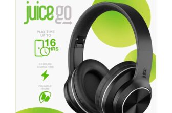 Juice Go Wireless Bluetooth On Ear Headphones Black