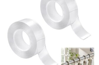 KFSCIP Curtain Header and Hemming Tape, Silent 20mm X 5m