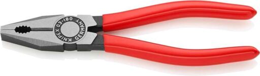 KNIPEX Combination Pliers with Plastic Coating 180 mm, 03 01 180 EAN