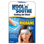 KOOL N SOOTHE Migraine Cooling Gel Sheets – 4 Pack