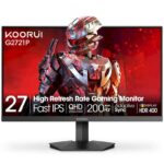 KOORUI G2721P 27 Gaming Monitor, 200Hz, Fast IPS, QHD 1440P – w/Coupon