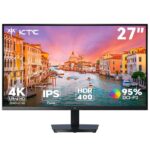 KTC 27 Inch Monitor 4K UHD60Hz 400 cd/, HDR400 VESA Anti-Blue Light 2 x HDMI 2.0, 1 x DP 1.4 H27P27 sold by Ktcofficial-Monitor