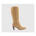 Kallie Set Back High Heel Knee Boots