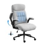 Karl Home Ergonomic Office Desk Chair with Inflatable Lumbar (Grey)