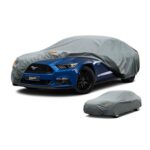 Kayme 5-Layer Waterproof Car Cover, All-Weather, Universal Fit 470-490 Cm