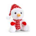 Keeleco Snowman with Hat & Scarf 20Cm