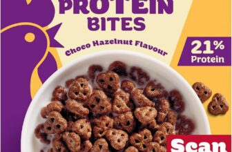 Kelloggs Protein Bites Choco Hazelnut Breakfast Cereal 400g