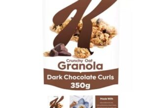 Kelloggs Special K Crunchy Oat Granola Dark Chocolate Curls 350g