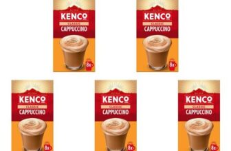 Kenco Cappuccino Instant Coffee Sachets, 40 Sachets (592g)