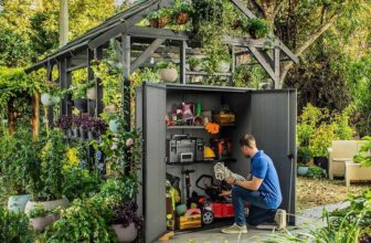Keter vertical shed 6 foot by 2 foot.