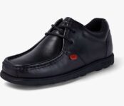 Kickers Mens Fragma Lace Up Moc Toe Comfortable Leather Shoes Extra Comfortable Added Durability Premium Quality,