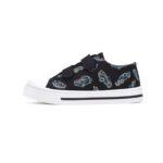 Kids Canvas Trainers, Easy Fasten Shoes, Size 13