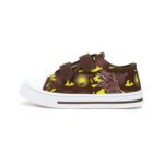 Kids Canvas Trainers for Boys Easy-Fasten Size 10 T-Rex