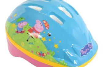 Kids Peppa Pig Safety Helmet Adjustable 2-4 Years 48-52 Cm