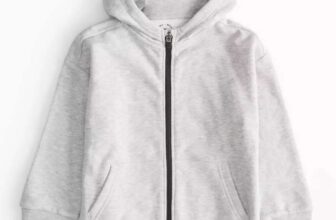 Kids Zip Through Hoodie (Grey, Charcoal, Cream, Mid Grey, Navy) 1-6Y, 7-12Y £2.70 Free C&C