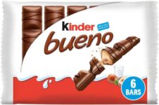 Kinder Bueno Classic Chocolate Bars, Pack of 6 – £1.60 S&S