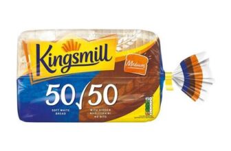 Kingsmill Medium Sliced 50/50 Bread 800g
