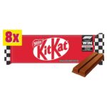 KitKat 2 Finger Milk Chocolate Biscuit Bar 8 Pack Multipack 165.6g, 8x21g