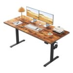 Klicelor Electric Standing Desk, 2 Memory Buttons, 150×60