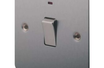 LAP 20A 1-Gang DP Control Switch Brushed Stainless Steel – Free C&C