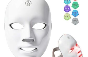 LED Light Therapy Face Mask, 7-Colour Photon, Rechargeable