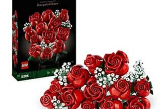 LEGO Botanicals Bouquet of Roses, Artificial Flowers Set for Adults