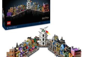 LEGO Harry Potter Diagon Alley Wizarding Shops Set & 12 Microfigures – 76444 – With Voucher