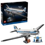 LEGO Icons Douglas DC-3 PAN AM Airliner Model Kit 11378 – With Code, Free C&C