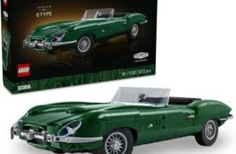 LEGO Icons Jaguar E-Type Classic Sports Car Model Set 11381