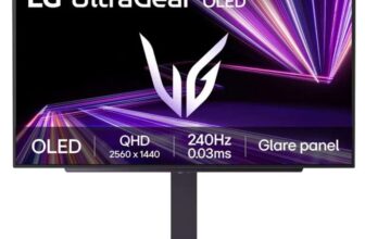 LG 27 27GX704A-B Glossy OLED 240Hz FreeSync Premium Gaming Monitor