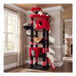 LIKISAK Cat Tree 213cm Tall for Indoor Large Cats
