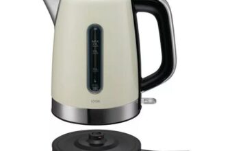 LOGIK L17SKW21 Jug Kettle – Cream